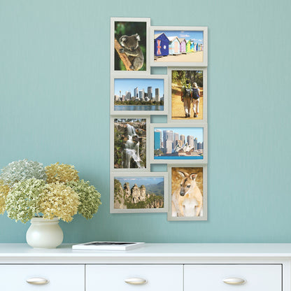 12 Opening Collage Frame, Displays 4x6 and 6x4 Inch Photos