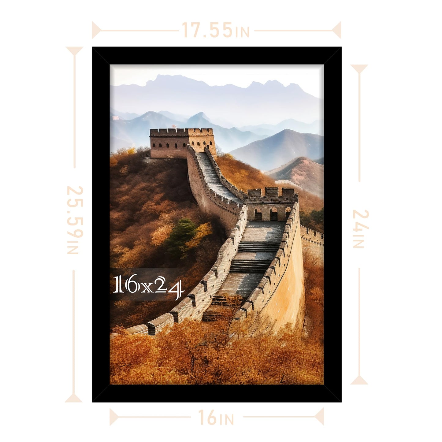 Multi Size Picture Frame, Photo Frame for Wall Mounting Display