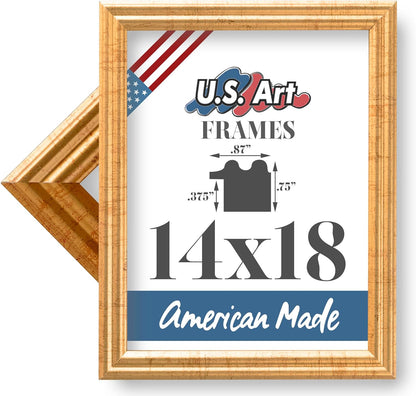 Traditional Style White Thin .75 Inch Wide, Solid Wood, Wall Decor Picture Poster Photo Frame