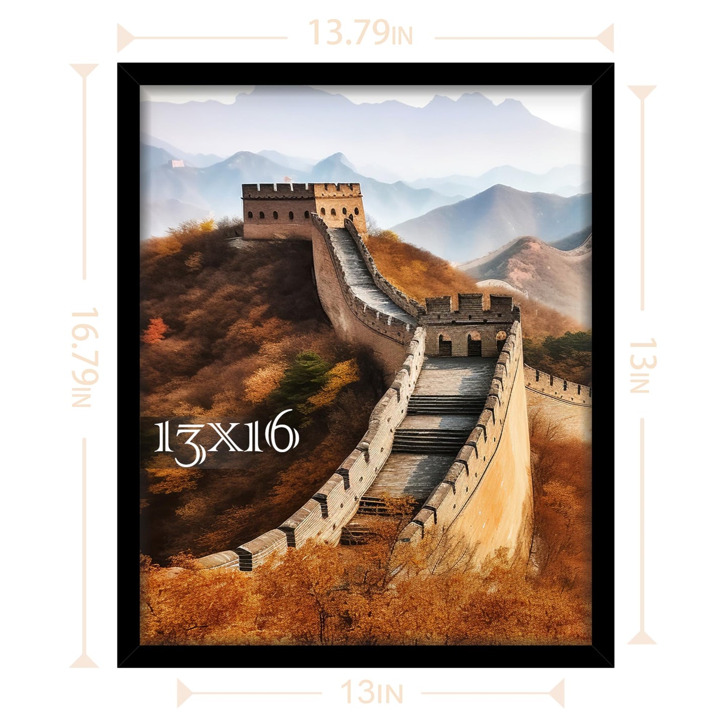 Multi Size Picture Frame, Photo Frame for Wall Mounting Display