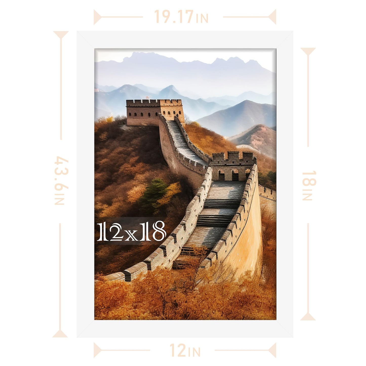 Multi Size Picture Frame, Photo Frame for Wall Mounting Display