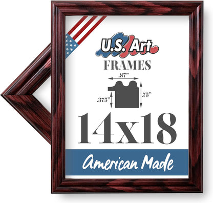 Traditional Style White Thin .75 Inch Wide, Solid Wood, Wall Decor Picture Poster Photo Frame