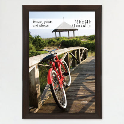 Museum Poster Frame Medium Oak, Vertical & Horizontal Wall Hanging Large Picture Frame for Photos, Posters & Art Prints