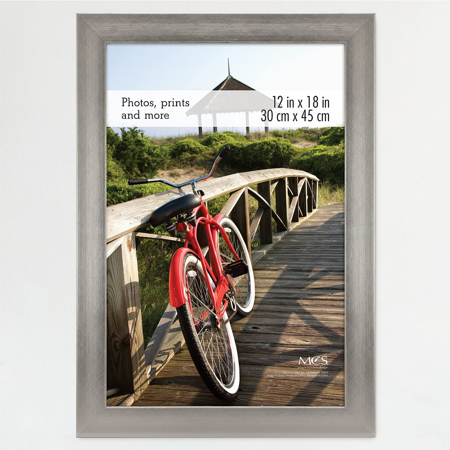 Museum Poster Frame Medium Oak, Vertical & Horizontal Wall Hanging Large Picture Frame for Photos, Posters & Art Prints