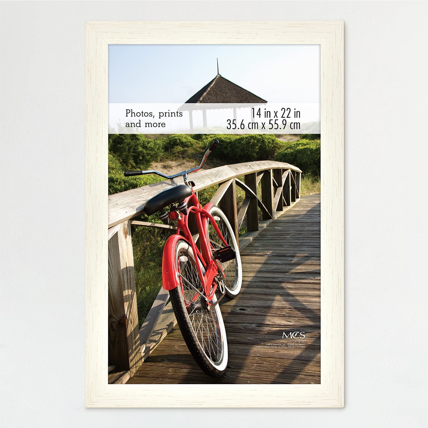 Museum Poster Frame Medium Oak, Vertical & Horizontal Wall Hanging Large Picture Frame for Photos, Posters & Art Prints