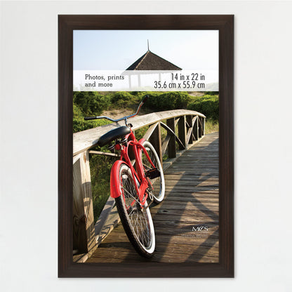 Museum Poster Frame Medium Oak, Vertical & Horizontal Wall Hanging Large Picture Frame for Photos, Posters & Art Prints