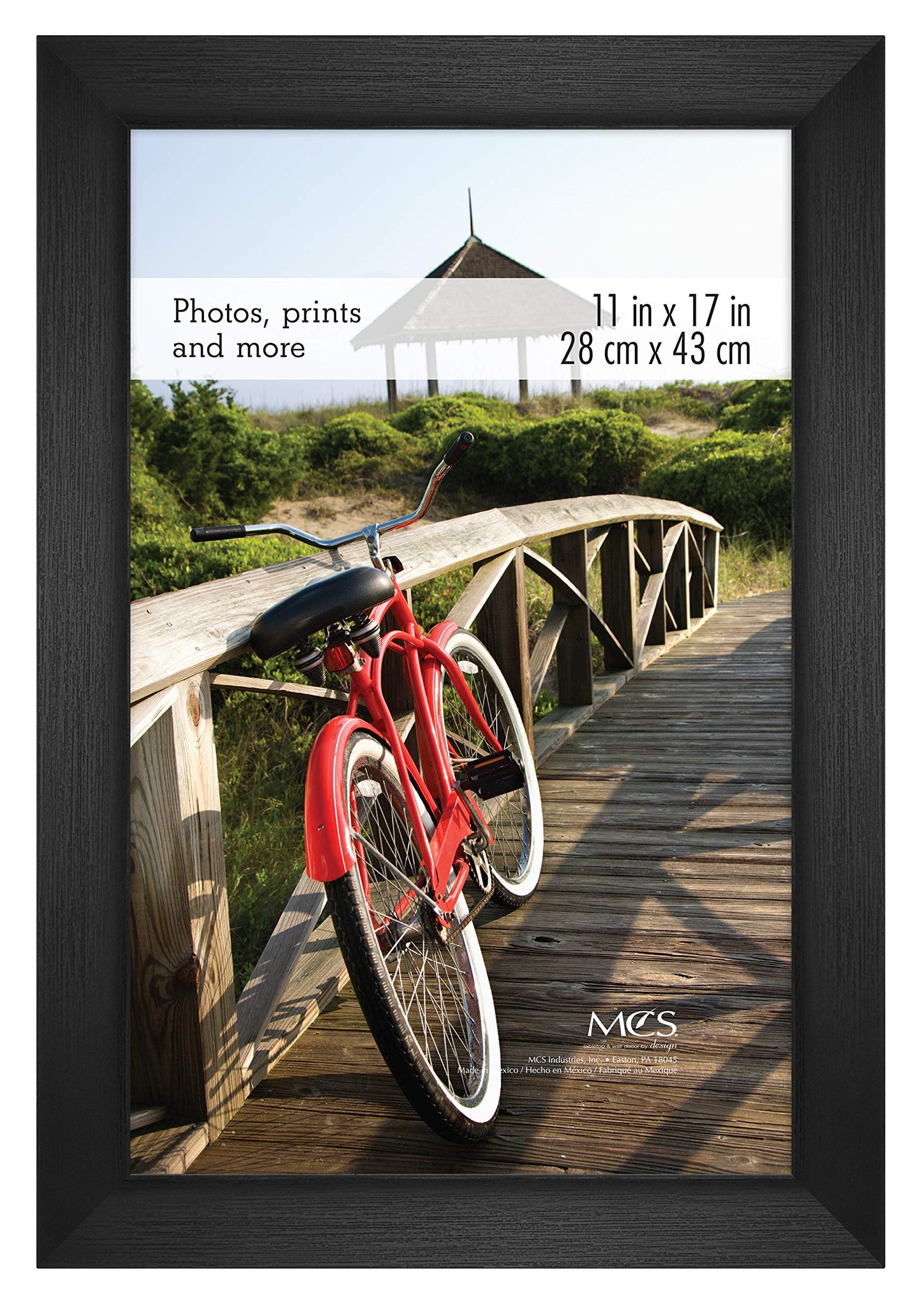 Museum Poster Frame Medium Oak, Vertical & Horizontal Wall Hanging Large Picture Frame for Photos, Posters & Art Prints