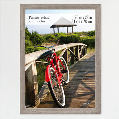 Museum Poster Frame Medium Oak, Vertical & Horizontal Wall Hanging Large Picture Frame for Photos, Posters & Art Prints