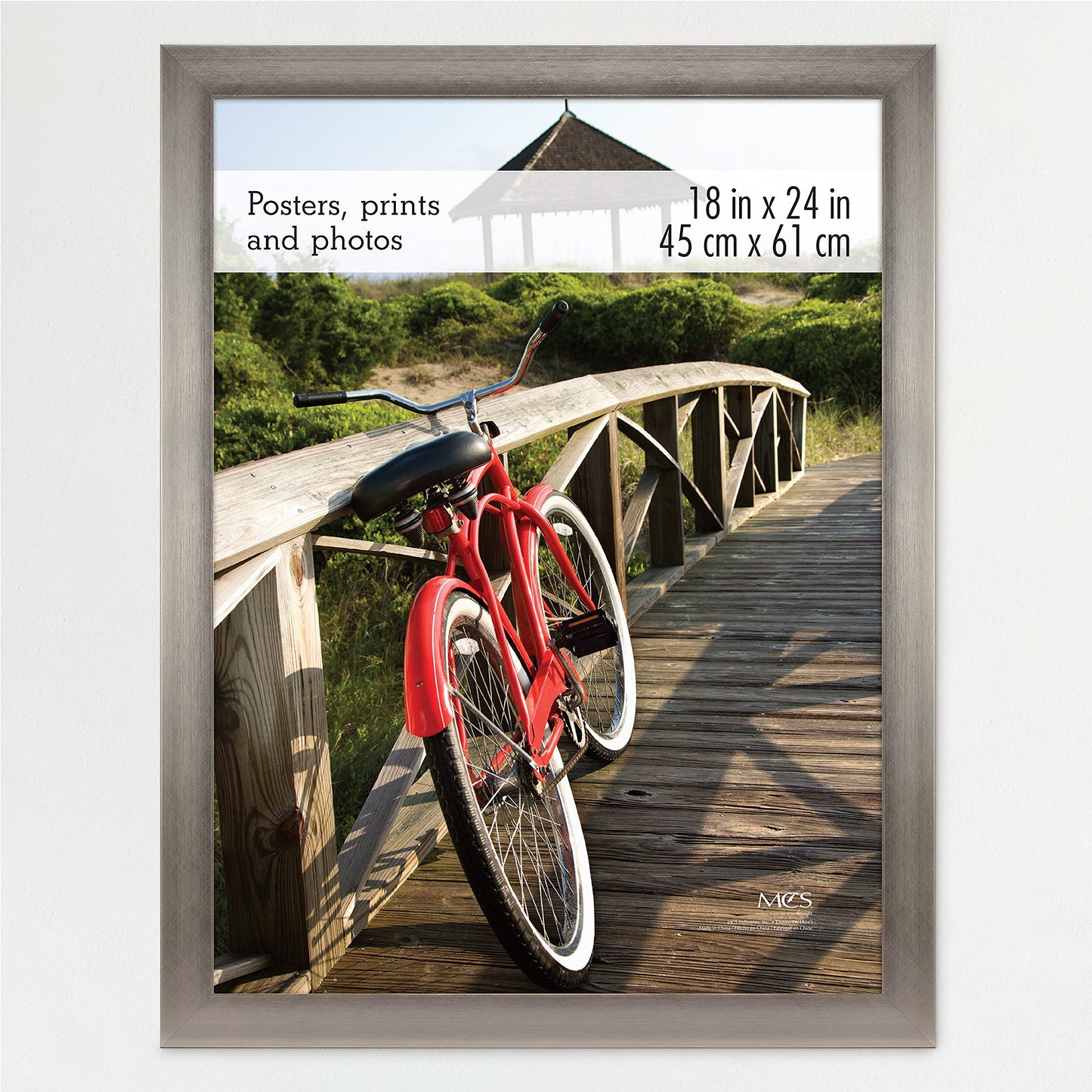 Museum Poster Frame Medium Oak, Vertical & Horizontal Wall Hanging Large Picture Frame for Photos, Posters & Art Prints