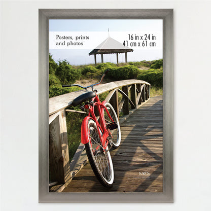 Museum Poster Frame Medium Oak, Vertical & Horizontal Wall Hanging Large Picture Frame for Photos, Posters & Art Prints