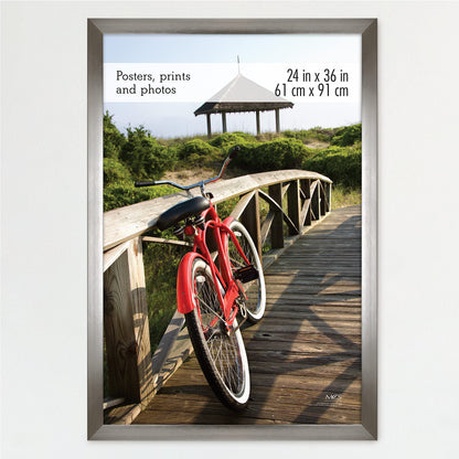 Museum Poster Frame Medium Oak, Vertical & Horizontal Wall Hanging Large Picture Frame for Photos, Posters & Art Prints