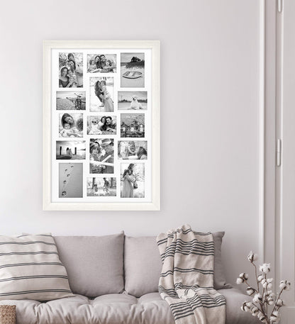 Museum Poster Frame Medium Oak, Vertical & Horizontal Wall Hanging Large Picture Frame for Photos, Posters & Art Prints