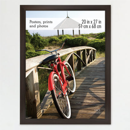 Museum Poster Frame Medium Oak, Vertical & Horizontal Wall Hanging Large Picture Frame for Photos, Posters & Art Prints