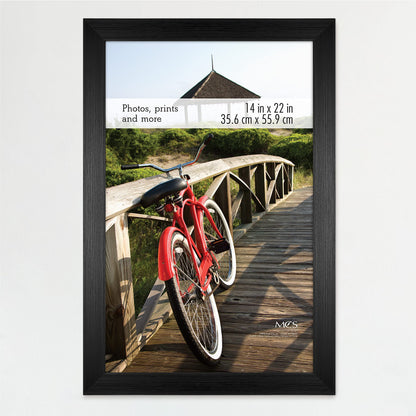 Museum Poster Frame Medium Oak, Vertical & Horizontal Wall Hanging Large Picture Frame for Photos, Posters & Art Prints