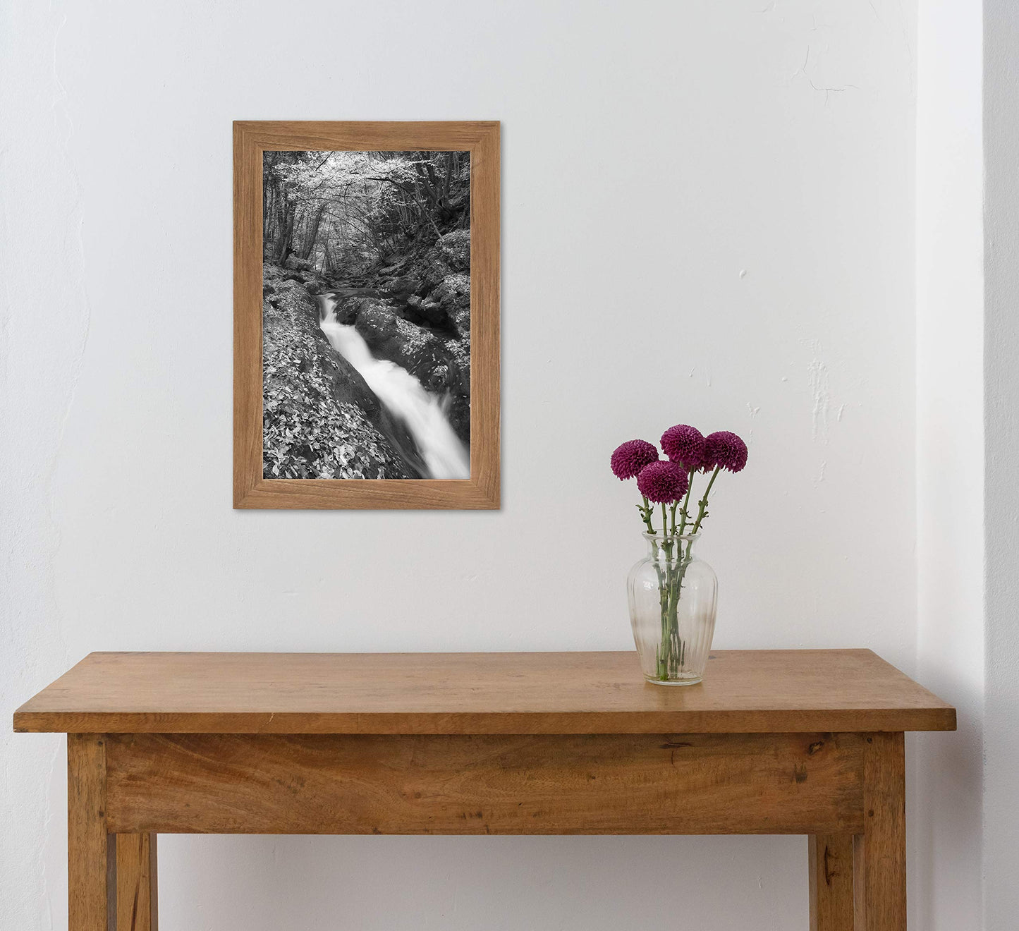 Museum Poster Frame Medium Oak, Vertical & Horizontal Wall Hanging Large Picture Frame for Photos, Posters & Art Prints