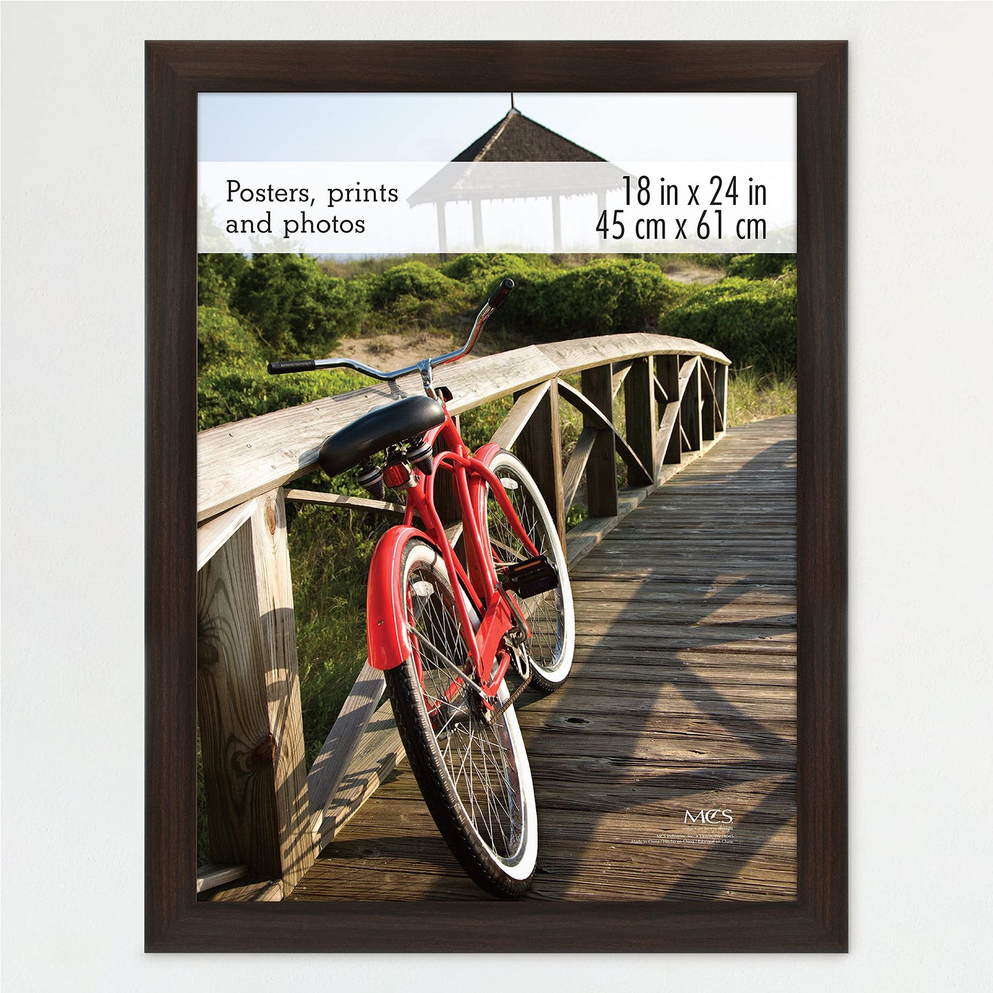 Museum Poster Frame Medium Oak, Vertical & Horizontal Wall Hanging Large Picture Frame for Photos, Posters & Art Prints