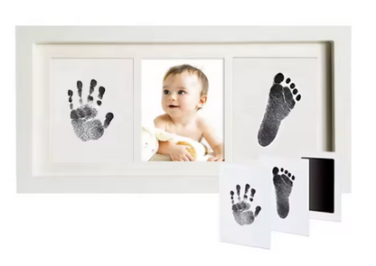 Inkless Newborn Handprint & Footprint Photo Frame