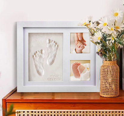 Clay Hand and Foot Imprint Kit Photo Frame for Babies