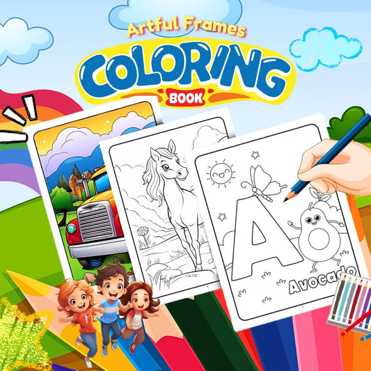 NEW Ultimate Kids' Coloring Book: Download 100 Fun and Educational Pages